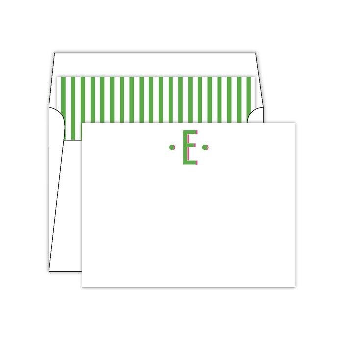Color Block Monogram E