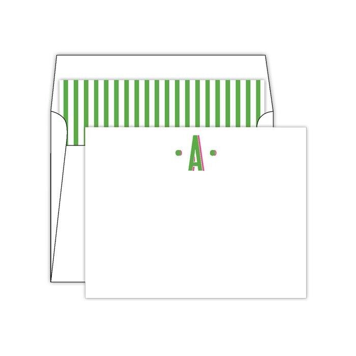 Color Block Monogram A