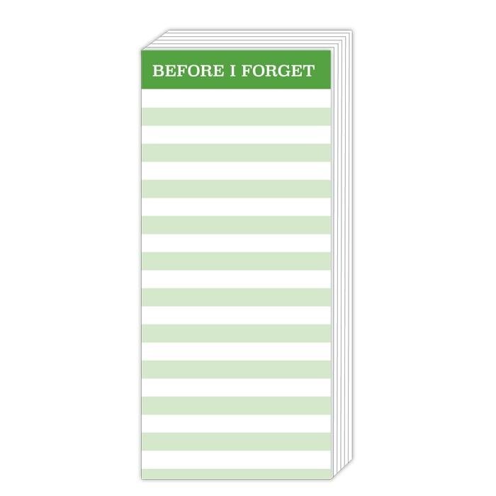 Chunky Note Pad - Before I Forget