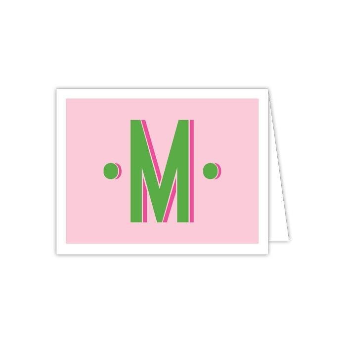 Color Block Monogram M Folded Notes