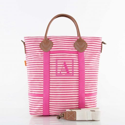 Striped Flight Bag