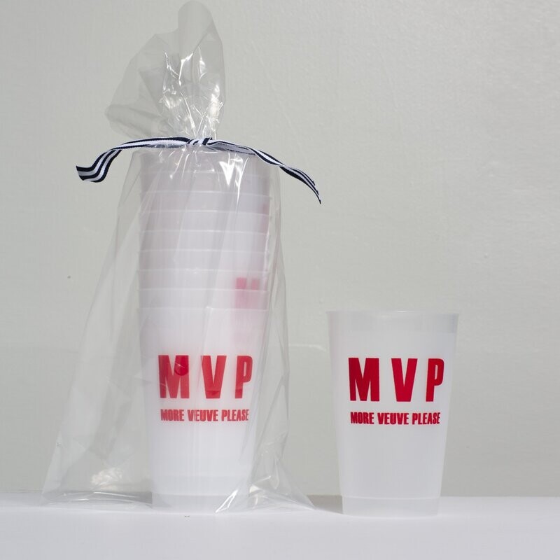 MORE VEUVE PLEASE - MVP Frosted Flex Cups
