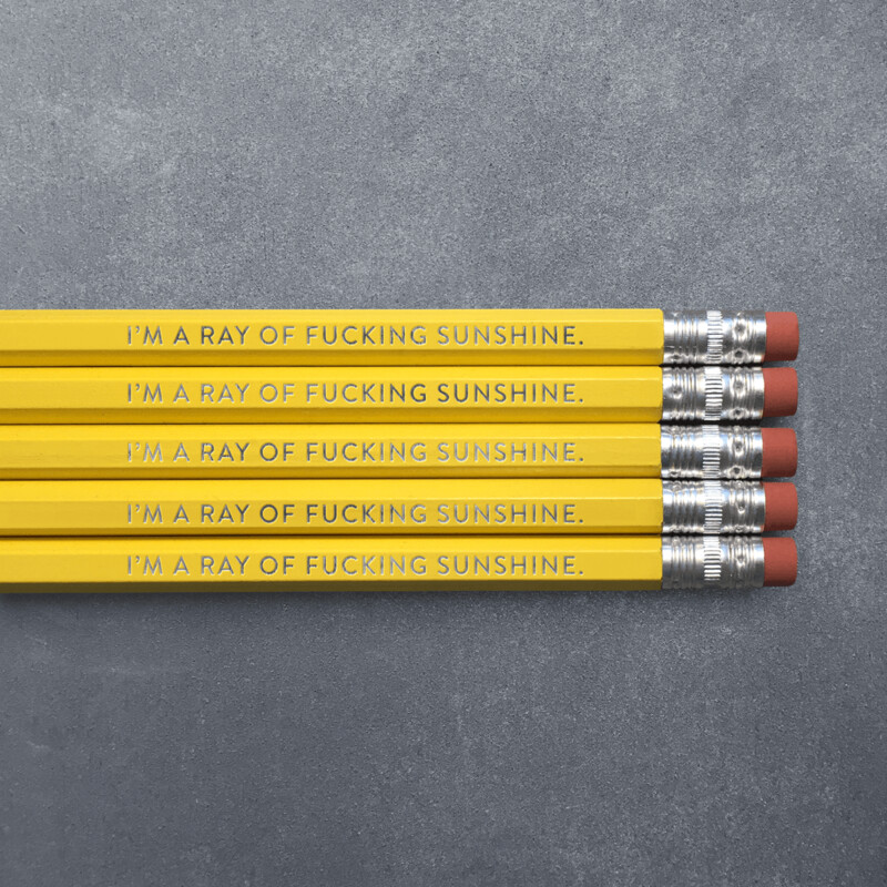Foil Stamped Pencils