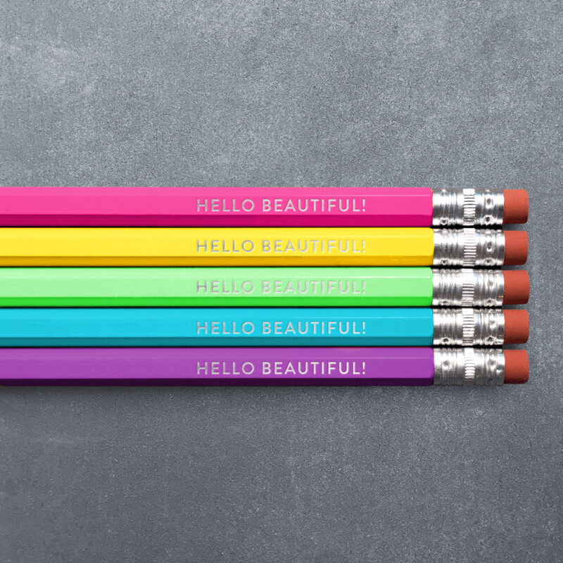 Foil Stamped Pencils