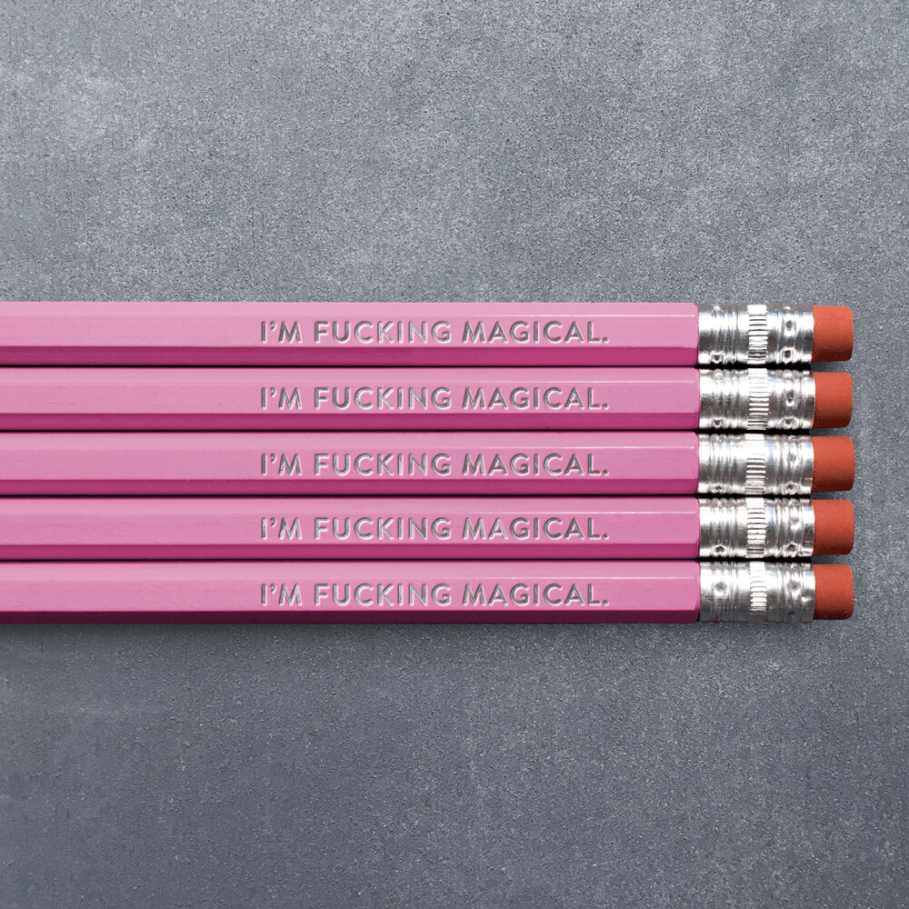 Foil Stamped Pencils