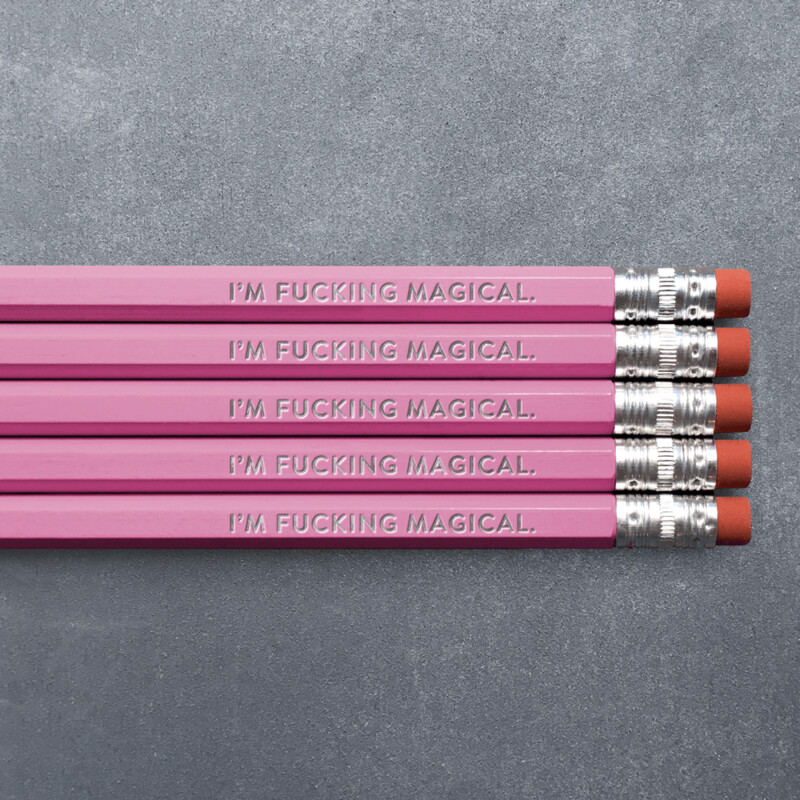 Foil Stamped Pencils
