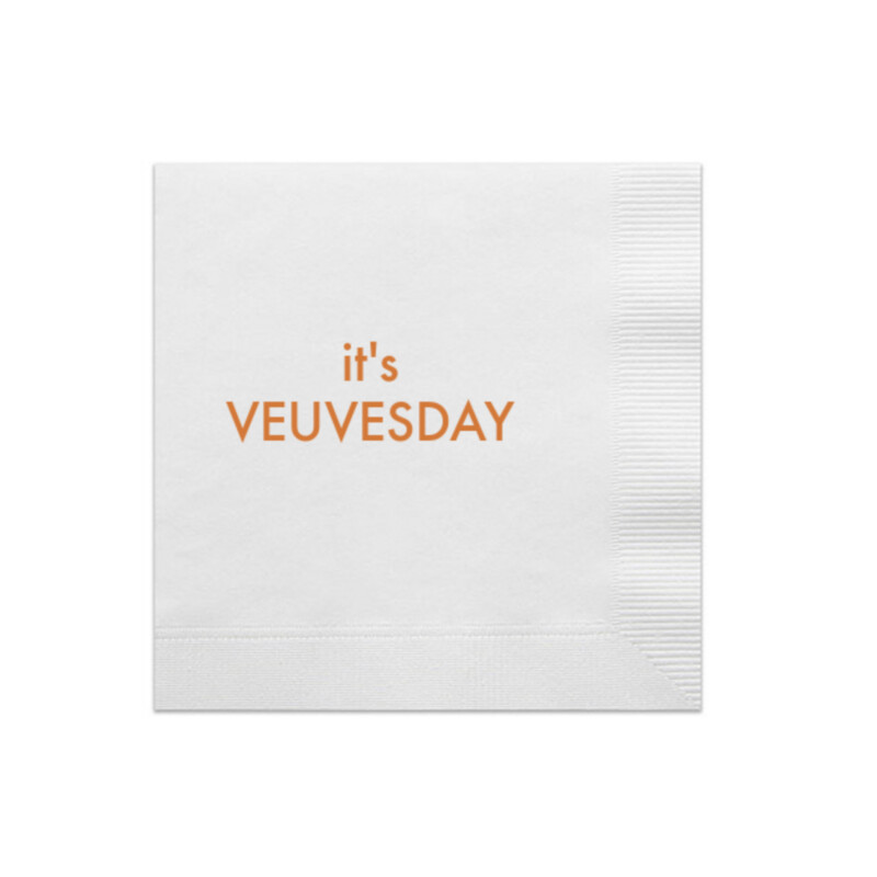 Veuvesday Cocktail Napkins
