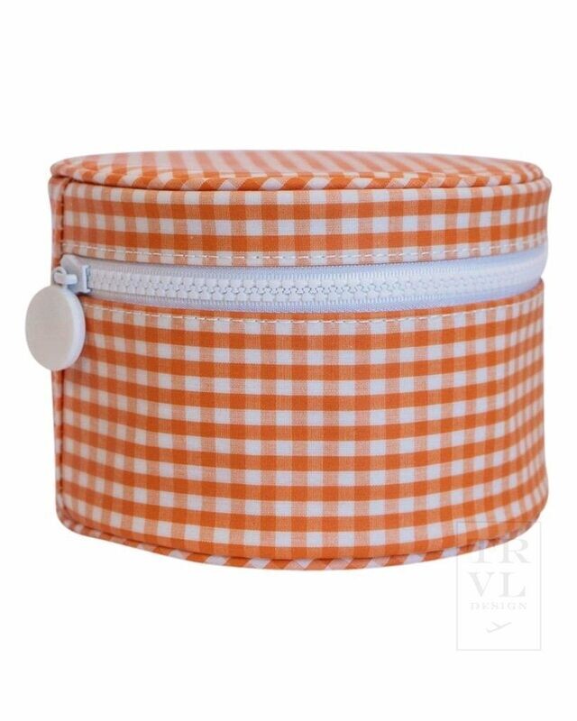 Round Up - Orange GinghamJewel Case