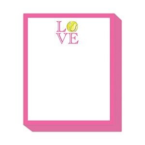 LOVE with Tennis Ball Notepad