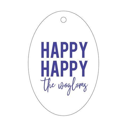 HAPPY HAPPY Gift Tag