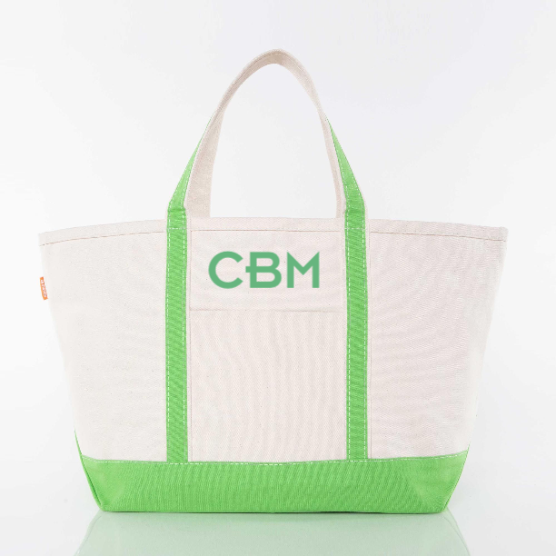 Large Classic Tote - limeade