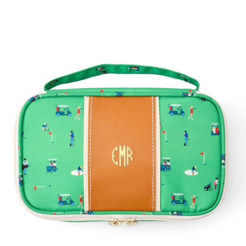 Nylon/Leather Cosmetic Case