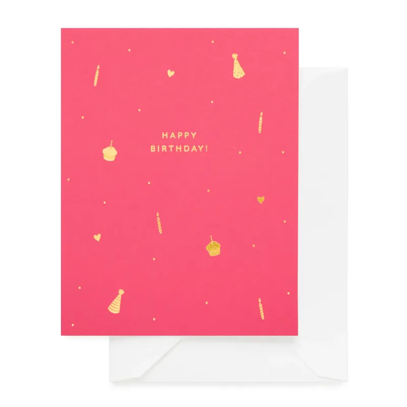Hot Pink Happy Birthday