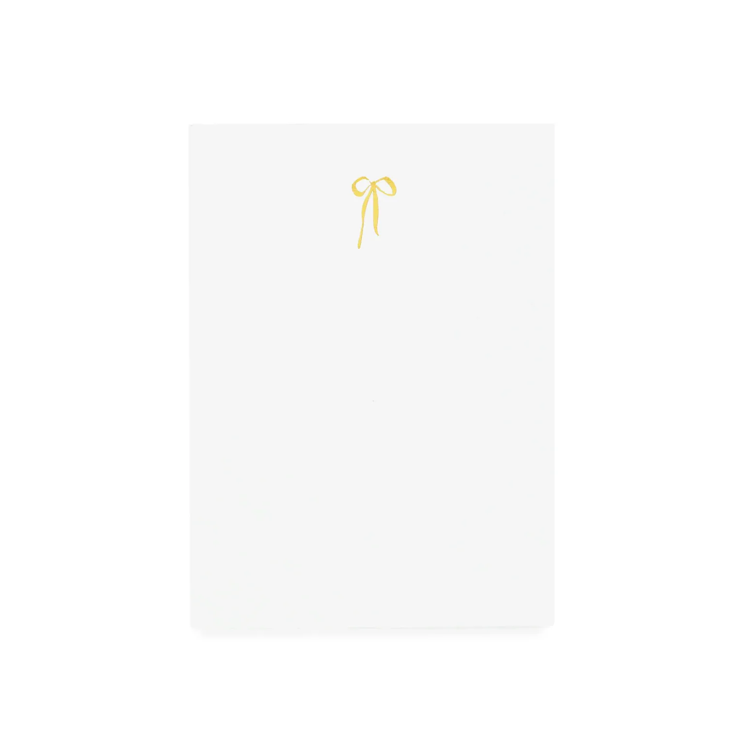 Gold Bow Mini Notepad Gold Bow Mini Notepad