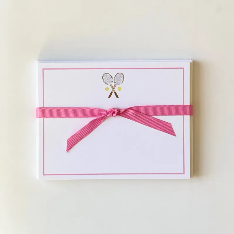 Crossed Tennis Pink