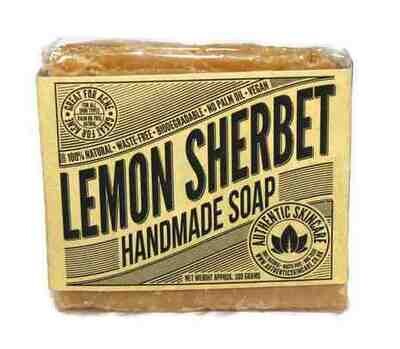 Lemon Sherbet Handmade Soap Bar