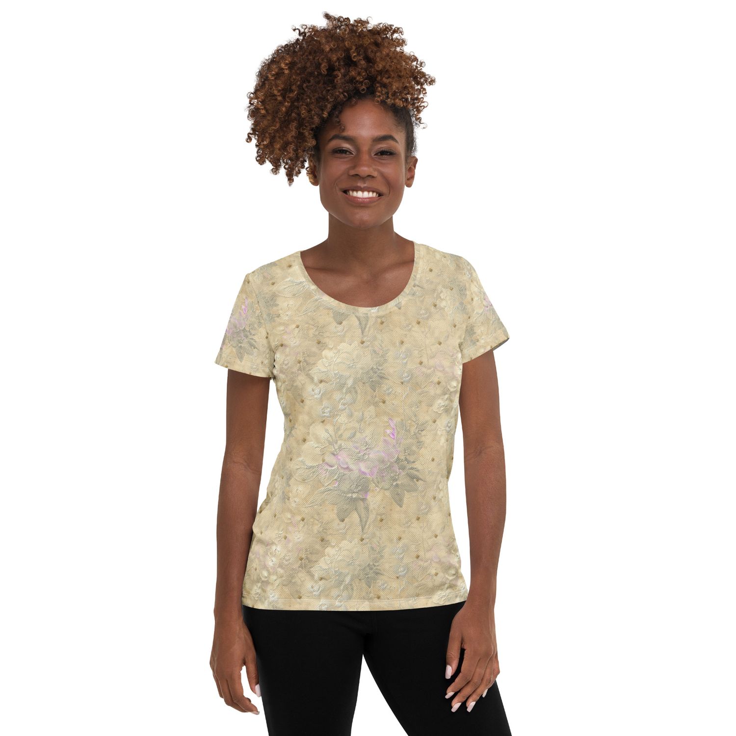 All-Over Print Women&#39;s Athletic T-shirt