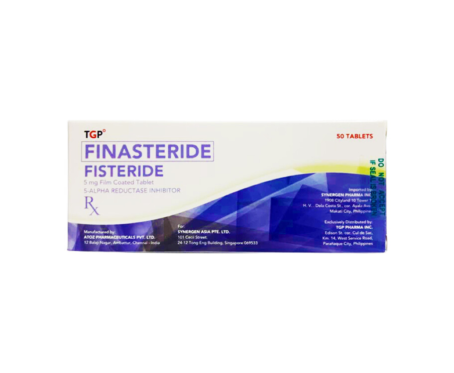 TGP Finasteride Fisteride 5mg Film-Coated 50 Tablets