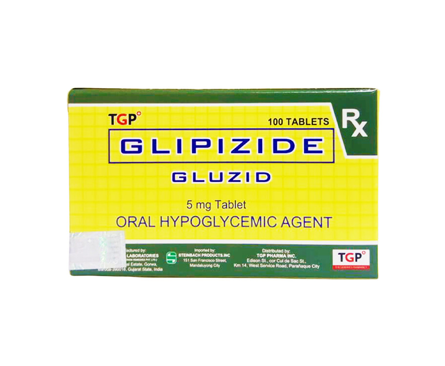 TGP Glipizide Gluzid 5mg 100 Tablets