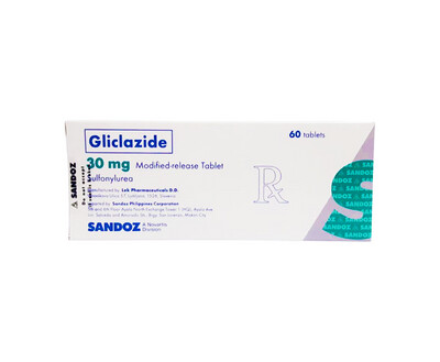 Sandoz Gliclazide 30mg Modified-Release Tablet Sulfonylurea 60 Tablets