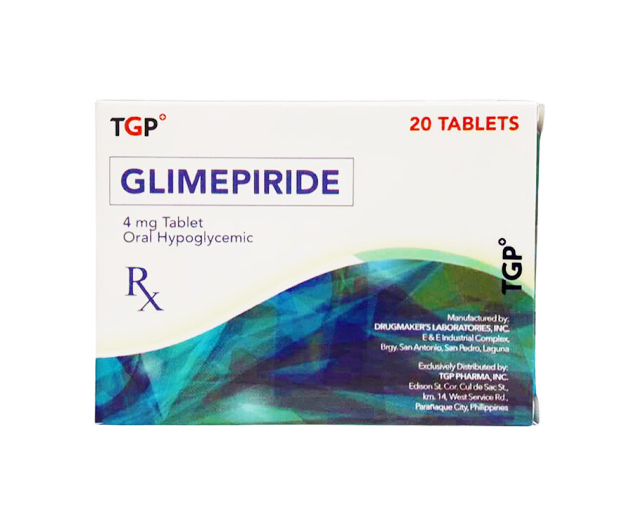 TGP Glimepiride 4mg 20 Tablets