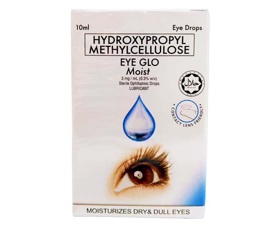 Hydroxypropyl Methylcellulose Eye Glo Moist 3mg/ mL 10mL