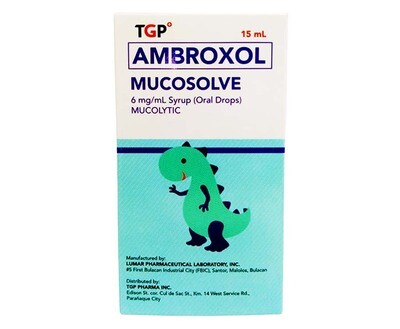 TGP Ambroxol Mucosolve 6mg/ mL (Oral Drops) Syrup 15mL