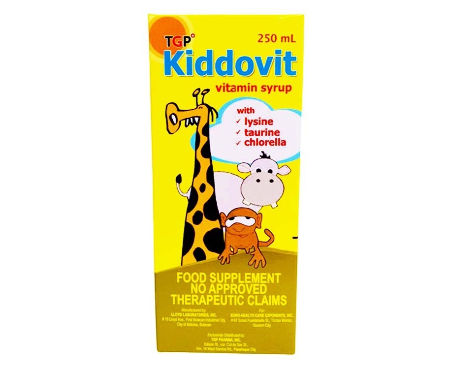 TGP Kiddovit Vitamin Syrup Orange Flavor 250ml