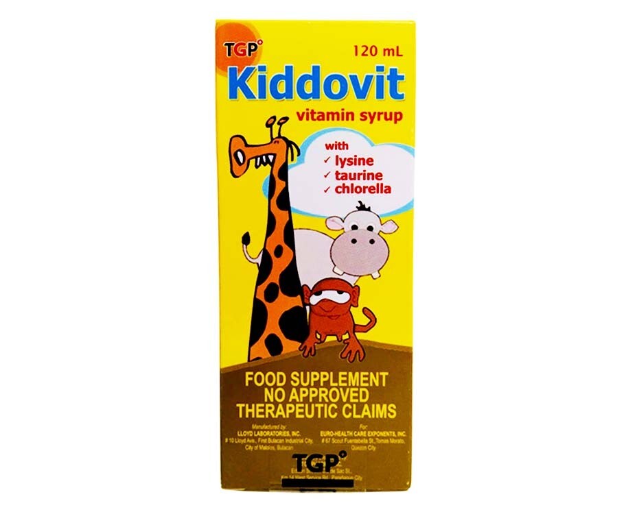 TGP Kiddovit Vitamin Syrup Orange Flavor 120mL