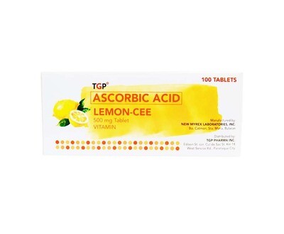 TGP Ascorbic Acid Lemon-Cee 500mg 100 Tablets