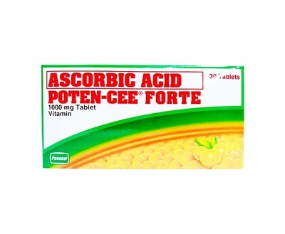 Pascual Ascorbic Acid Poten-Cee Forte 1000mg 30 Tablets
