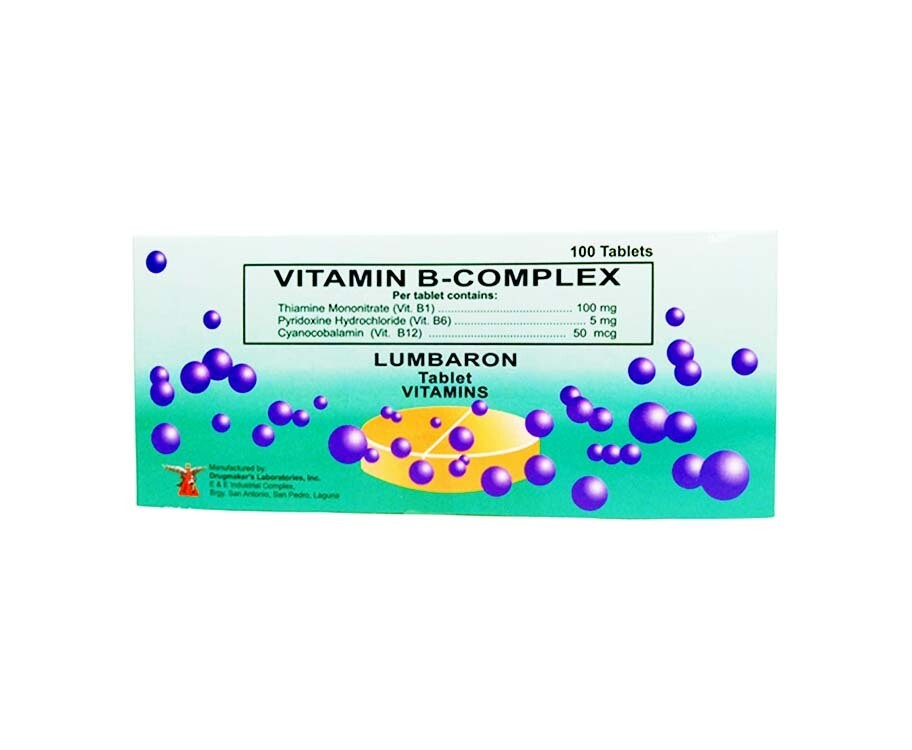 Lumbaron Vitamin B-Complex 100 Tablets