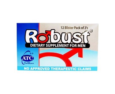 Robust Dietary Supplement For Men 12 Blister Pack of 2's