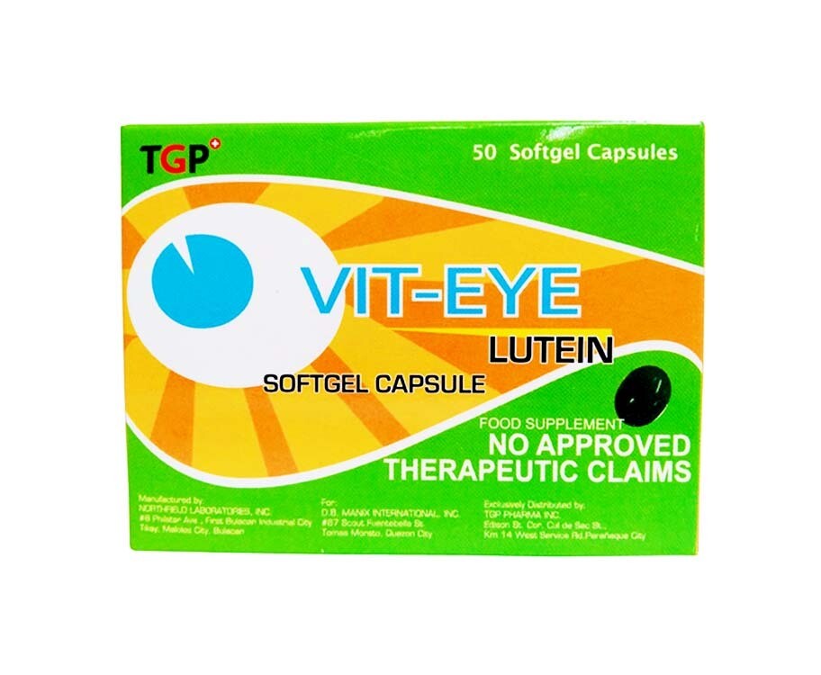 TGP Vit-Eye Lutein 50 Softgel Capsules