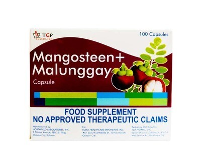 TGP Mangosteen + Malunggay 100 Capsules