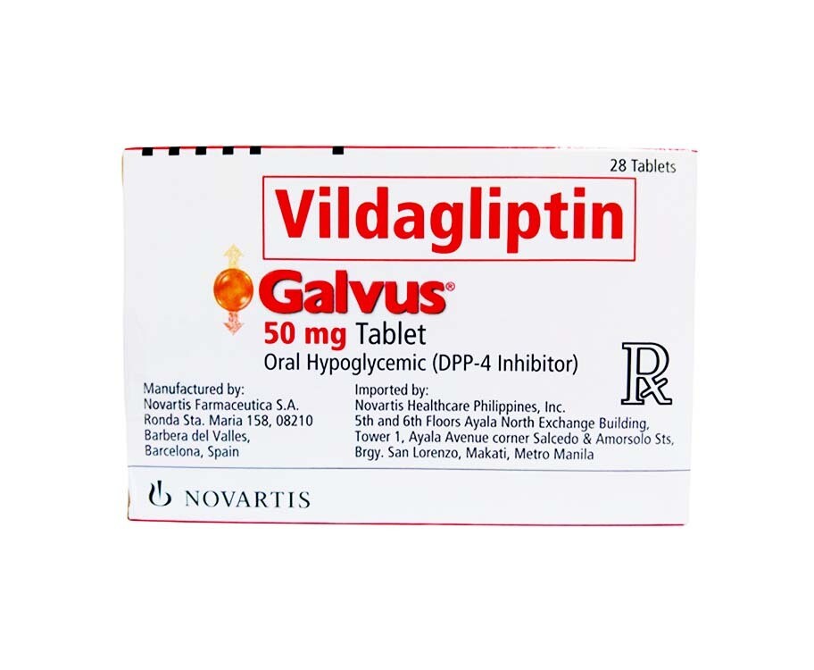 TGP Vildagliptin Galvus 50mg 28 Tablets