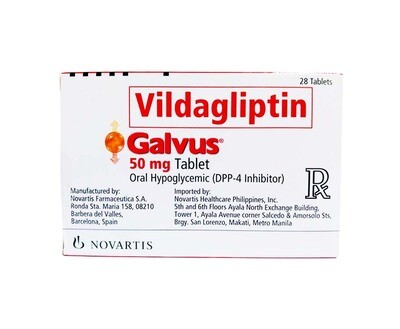 TGP Vildagliptin Galvus 50mg 28 Tablets