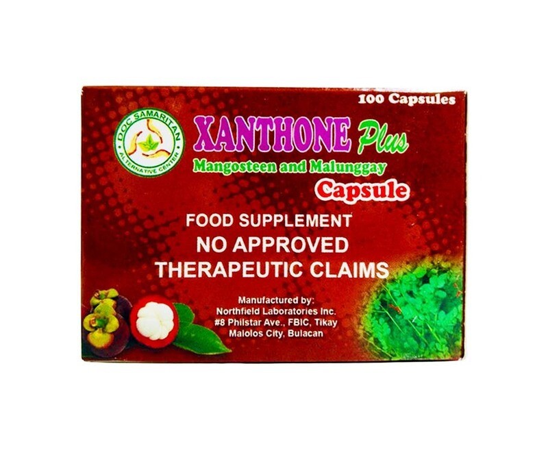 Doc Samaritan Alternative Center Xanthone Plus Mangosteen and Malunggay 500mg/ 50mg 100 Capsules