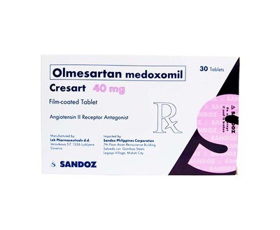 Sandoz Cresart Olmesartan Medoxomil 40mg Film-Coated 30 Tablets