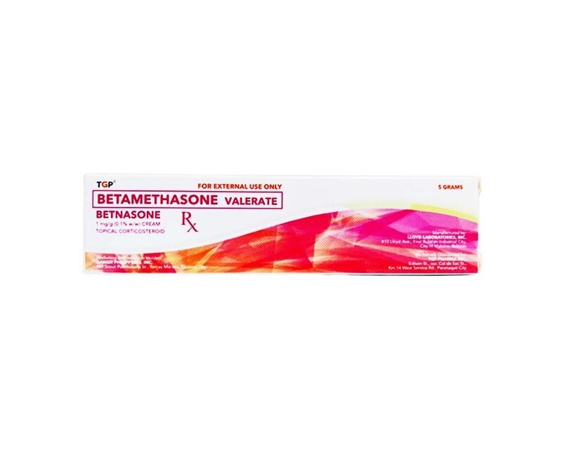 TGP Betamethasone Valerate Betnasone 1mg/ g (0.1% w/w) Cream 5g