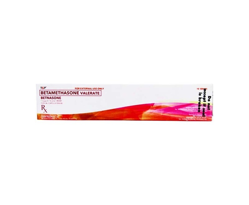 TGP Betamethasone Valerate Betnasone 1mg/g (0.1% w/w) Cream 10g