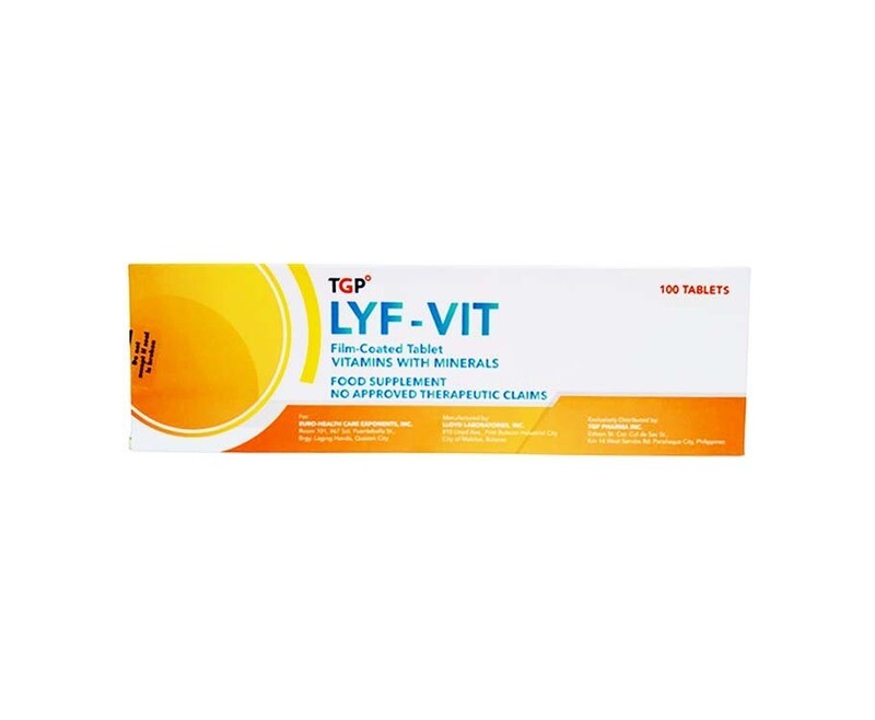 TGP Lyf-Vit Film-Coated Tablet 100 Tablets