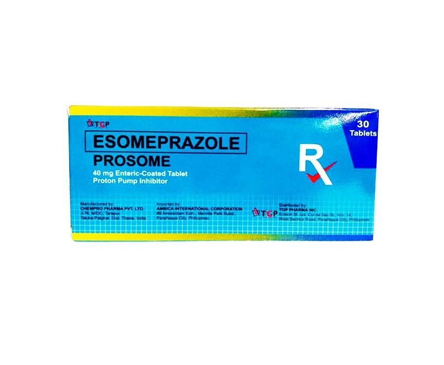 TGP Esomeprazole Prosome 40mg 30 Tablets
