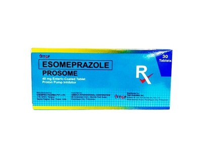 TGP Esomeprazole Prosome 40mg 30 Tablets
