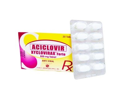 Aciclovir Xyclovirax Forte 800mg 20 Tablets