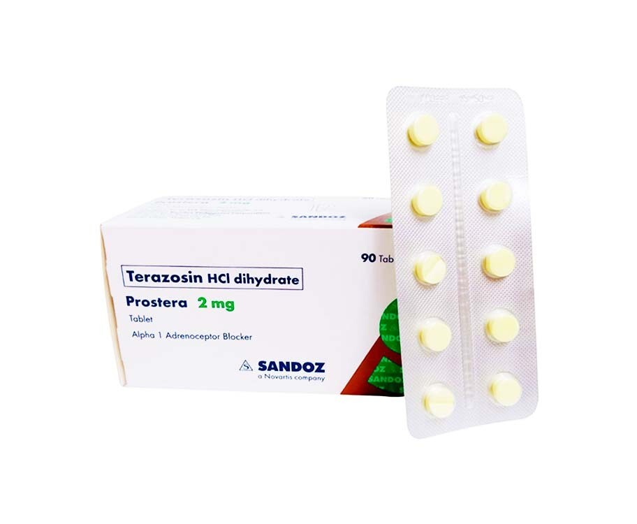 Sandoz Terazosin HCI Dihydrate Prostera 2mg 90 Tablets