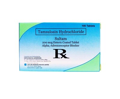 TGP Tamsulosin Hydrochloride Sultam 200mcg 100 Tablets