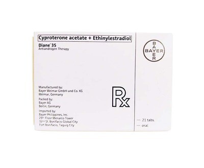 Bayer Diane 35 Cyproterone Acetate + Ethinylestradiol 21 Tablets