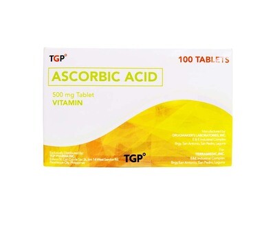 TGP Ascorbic Acid 500mg 100 Tablets