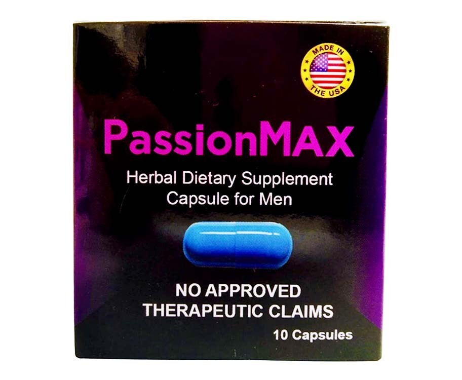 PassionMAX Herbal Dietary Supplement Capsule For Men 10 Capsules